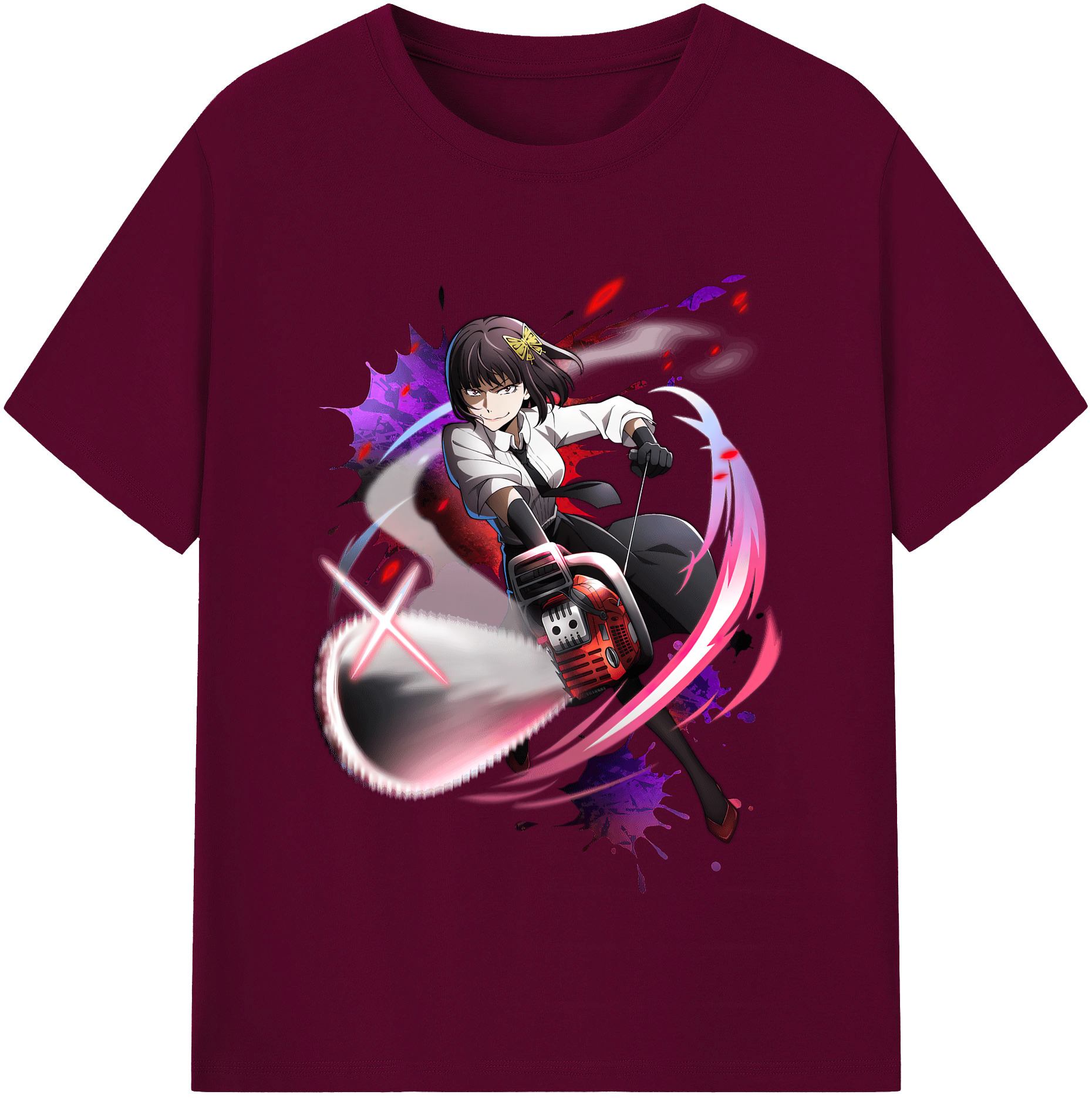 （画像用） 文豪ストレイドッグス Bungo Stray Dogs レディースカジュアルプリントTシャツ（綿100％）